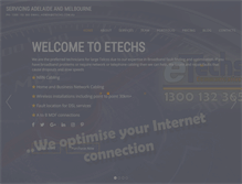 Tablet Screenshot of etechs.com.au